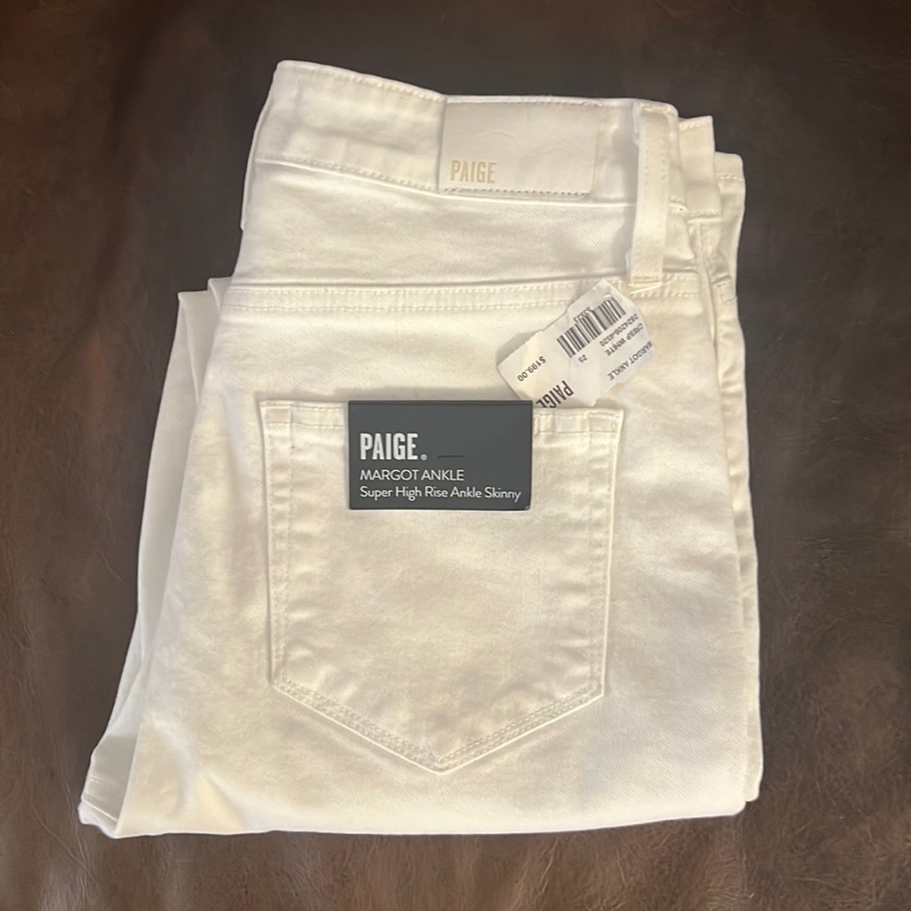 PAIGE Margot Ankle-super high rise ankle skinny
